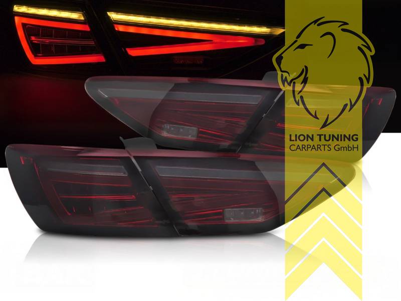 LED, mit LED Blinker, dynamischer LED Blinker, smoke, rot, Nur passend bei Fahrzeugen mit original LED Rückleuchten, Eintragungsfrei / mit E-Prüfzeichen